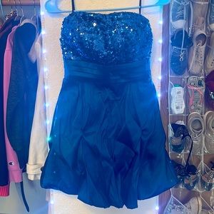Short Blue Dress
